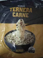 Mängden socker i Fideos orientales sabor ternera