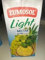Mängden socker i Light nectar de piña y uva