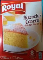 Mängden socker i Preparado para bizcocho casero