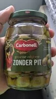 Mängden socker i Groene olijven Zonder Pit