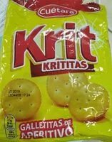 Mängden socker i Krit KRITITAS de Cuétara