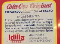 Mängden socker i Cacao Soluble Original Cola-cao