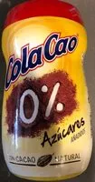 Mängden socker i Cola Cao 0%