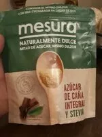 Mängden socker i Azucar de caña integral y stevia