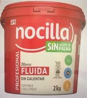 Mängden socker i Nocilla Blanca Fluida 2kg