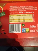 Mängden socker i Mini cookies Nocilla