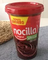 Mängden socker i Nocilla original