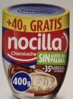 Mängden socker i Nocilla Chocoleche