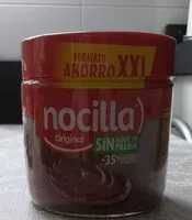 Mängden socker i Nocilla original
