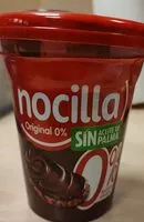 Mängden socker i Nocilla original 0