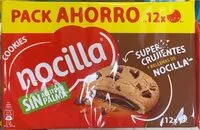 Mängden socker i Cookies Nocilla