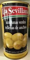 Mängden socker i Olives vertes fourrées aux anchois