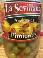 Mängden socker i Aceitunas Verdes Rellenas De Pimiento La Sevillana