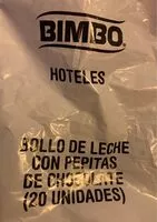 Mängden socker i Bollo de leche con pepitas de chocolate