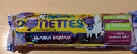 Mängden socker i Donettes Llama Squad