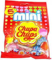 Mängden socker i Mini Sucettes Assorties Chupa Chups, 5 Unités,