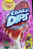 Mängden socker i Chupa Chups Crazy Dips Strawberry X24