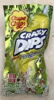 Mängden socker i Chupa Chups Crazy Dips Extra Sour Zitrone