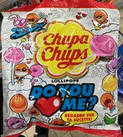 Mängden socker i Lollipops - Sucettes aux goûts assortis