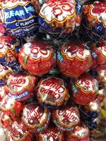 Mängden socker i Chupa chups sans sucres
