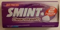 Mängden socker i SMINT 2hours Clean Breath