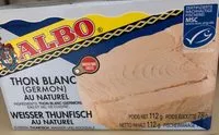 Mängden socker i Thon blanc (germon) au naturel