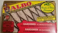 Mängden socker i Sardines à l'huile d'olive