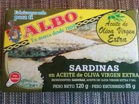 Mängden socker i Sardinas en aceite de oliva virgen extra