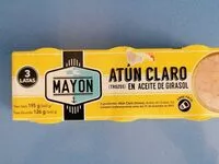 Mängden socker i Atún claro