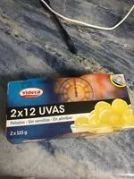 Mängden socker i Uvas en almíbar