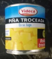 Mängden socker i Piña troceada en su jugo