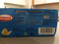 Mängden socker i PERA en zumo de uva