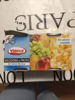 Mängden socker i Macedonia de frutas