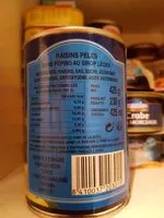 Mängden socker i Videca Weintrauben Kernlos Geschält, 4er Pack (4 x 425 g)