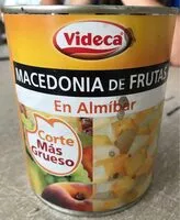 Mängden socker i Macedonia de frutas en almíbar