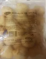 Mängden socker i frica buñuelos de bacalao