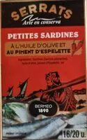 Mängden socker i Petites sardines à l'huile d'olive et au piment d'espelette