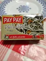 Mängden socker i Delicias De Mar Al Ajillo Picante Paypay 115 GR
