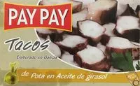 Mängden socker i Pulpo Pay Pay Aceite