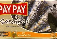 Mängden socker i Pay-pay Sardinas En Escabeche