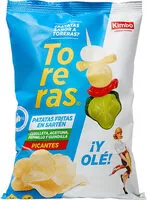 Mängden socker i Patatas fritas sabor a Toreras