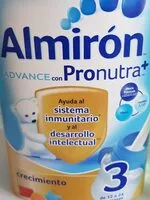 Mängden socker i Almirón advance 3 leche de formula