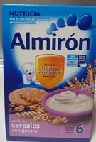 Mängden socker i Papilla cereales con galleta