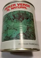 Mängden socker i Berza verde al natural