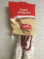 Mängden socker i Fuet d'olot