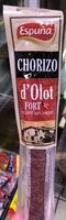 Mängden socker i Chorizo d'olot fort