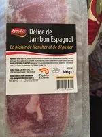 Mängden socker i Délice de jambon espagnol ( à trancher)