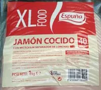 Mängden socker i Jamón cocido
