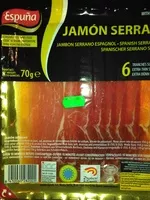Mängden socker i Tapas Essentials Spanish Serrano Ham