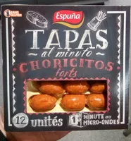 Mängden socker i Tapas al minuto Choricitos forts